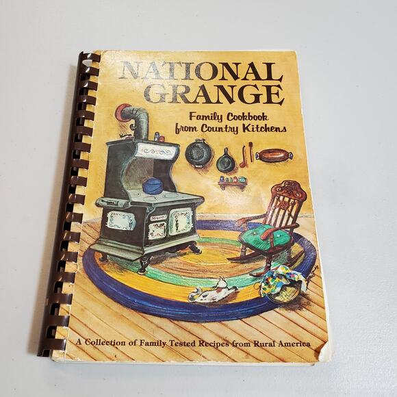 Vintage National Grange Family Cookbook from Kitchens of Rural America 1979 Book - Picture 1 of 16